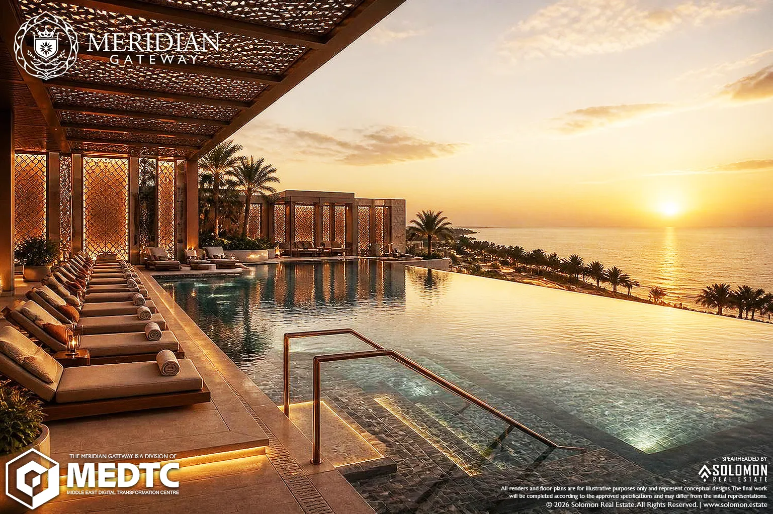 Main Pool Area - Meridian Gateway