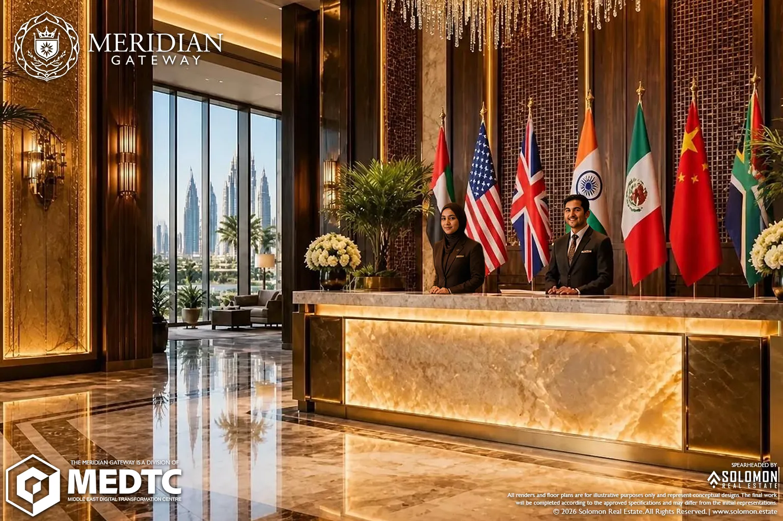 Main Reception - Lobby - Meridian Gateway