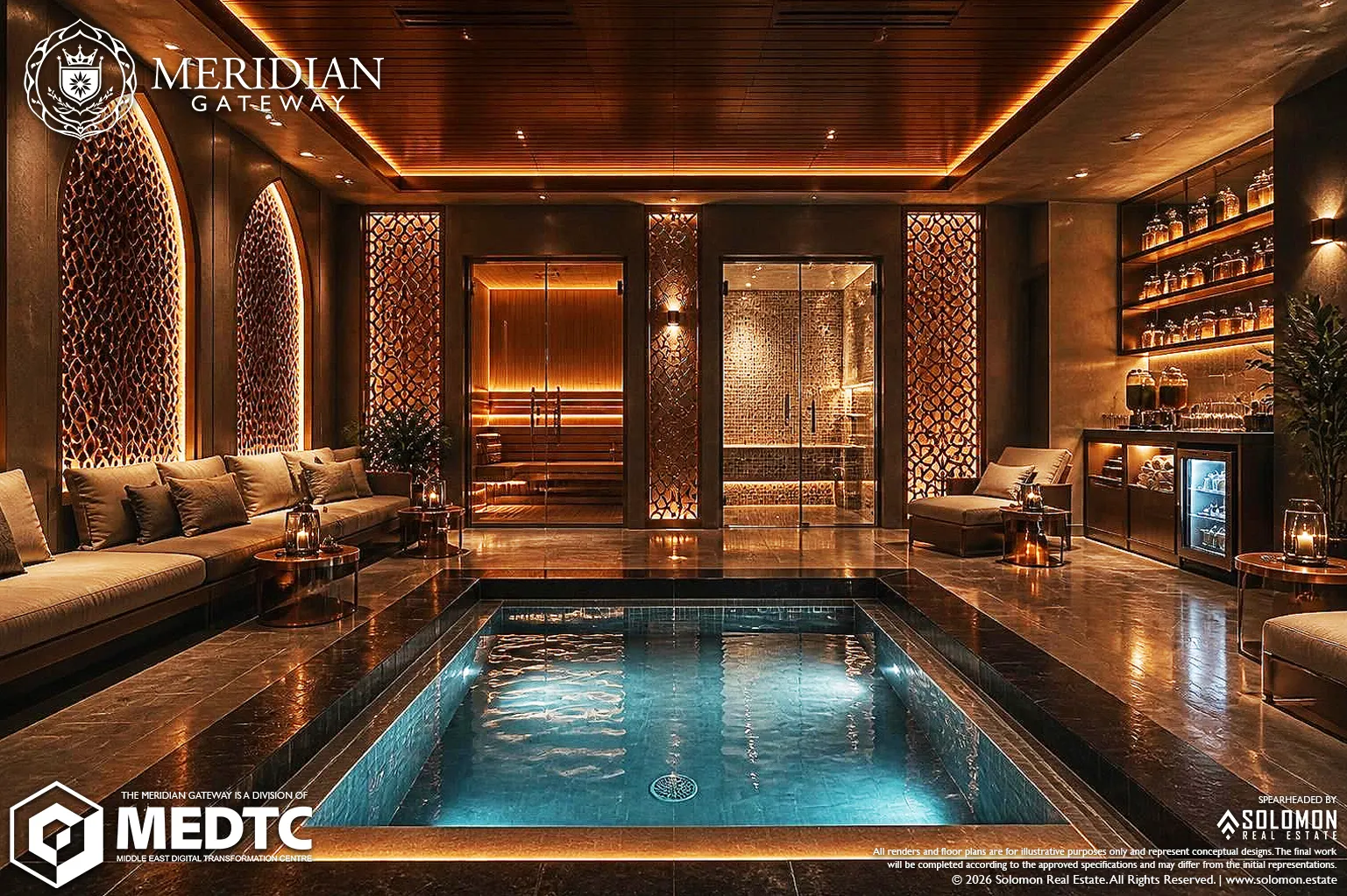 Spa - Cold Inside Pool - Meridian Gateway