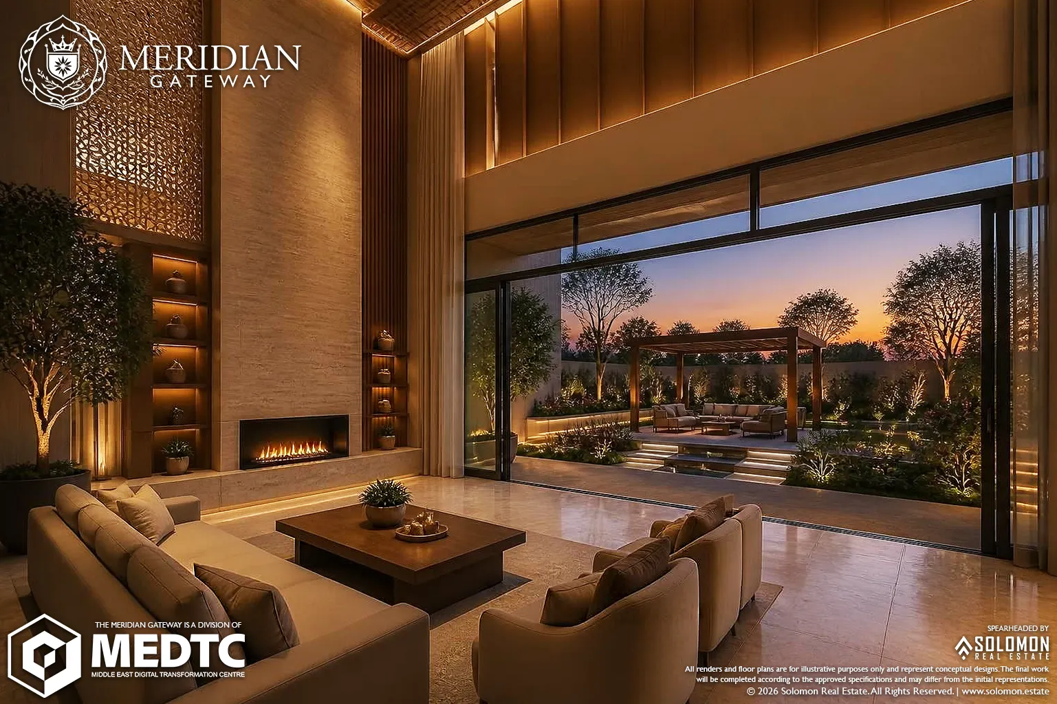 Typical 4-BR Standalone House (350 m²) Formal Living Room (34 m²) - Meridian Gateway