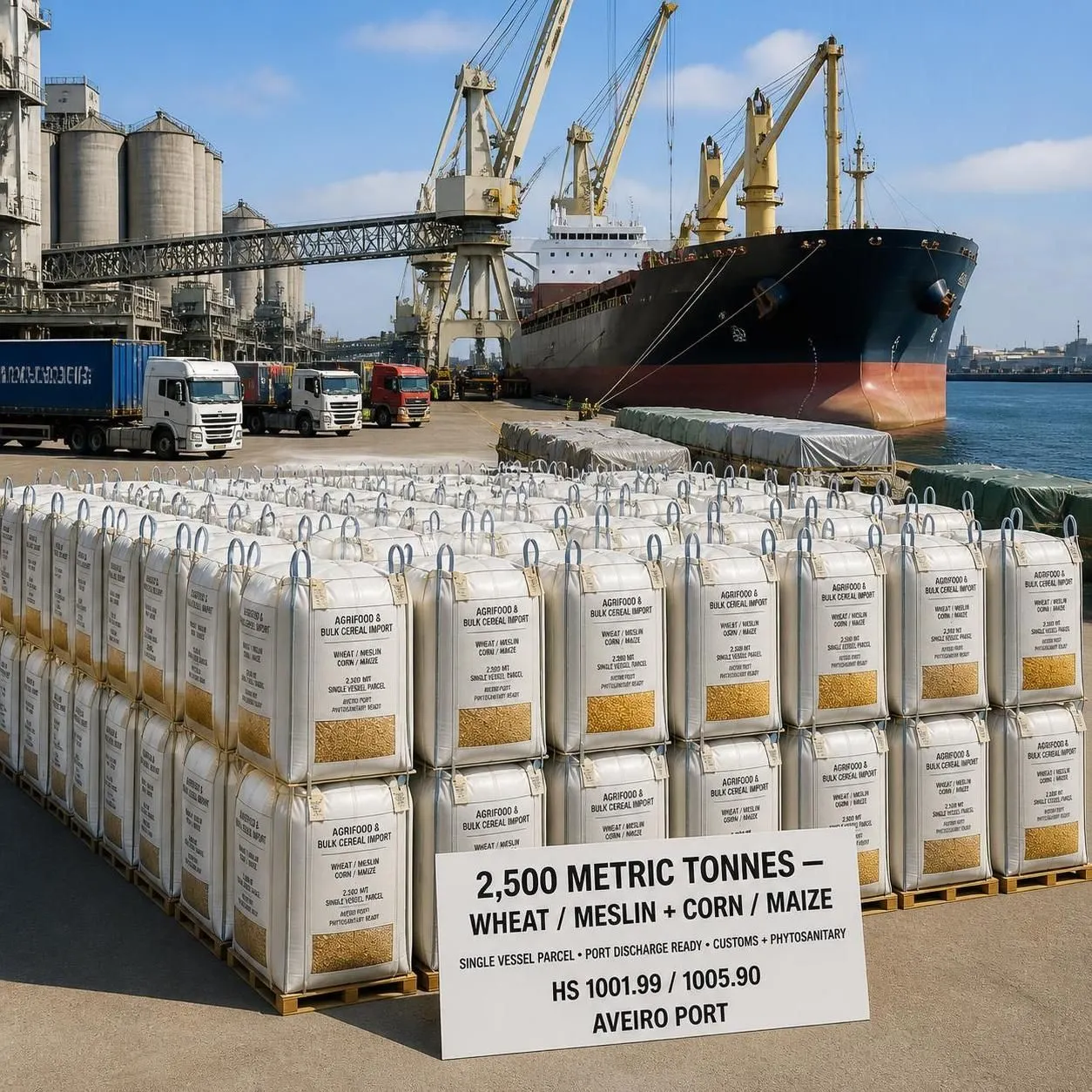 3 - Agrifood & Bulk Cereal Import Consignment (Port Discharge Ready)
